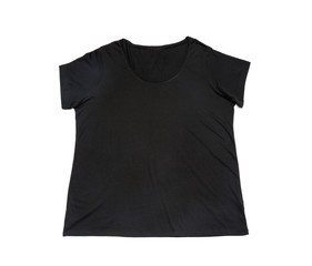 Stylish t-shirt on white background