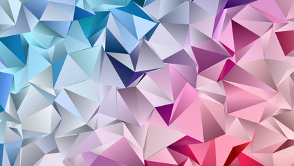 Fototapeta premium Abstract Low-Poly triangular modern background