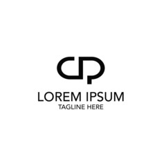Letter CP logo design
