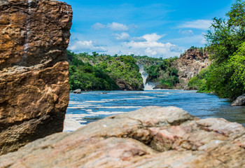 Fototapeta na wymiar Waterfall Murchison Falls National Park Uganda