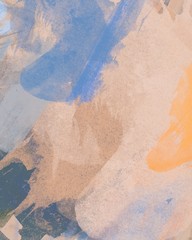 Abstract painting on canvas. Hand made art. Colorful texture. Modern artwork. Strokes of fat paint. Brushstrokes. Contemporary art. Artistic background image.