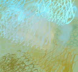 Abstract painting on canvas. Hand made art. Colorful texture. Modern artwork. Strokes of fat paint. Brushstrokes. Contemporary art. Artistic background image.