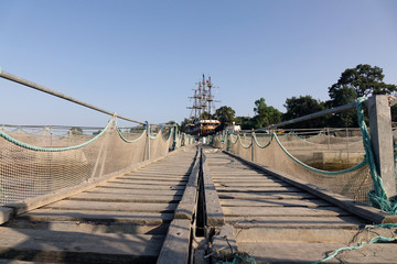 Fototapeta premium The farm for breeding fish.fish farming, agriculture