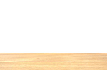 Display brown patterned wood flooring with natural, empty space.