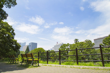 Landscape in Hibiya park