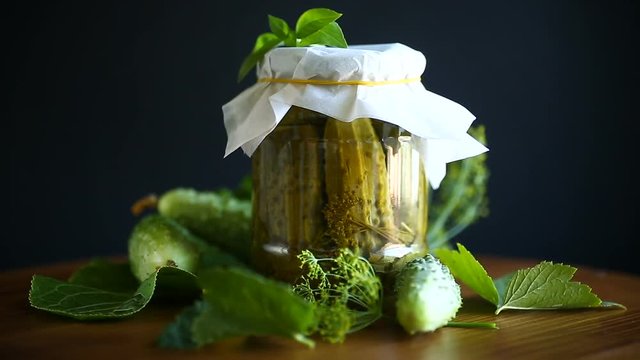 Pickled pickled cucumbers
