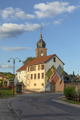 local church in Colroy la Grande, a small Alsace village