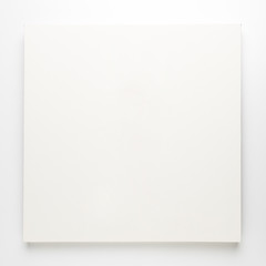 Blank white canvas