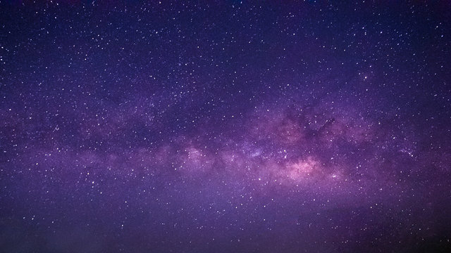 Milky Way Night sky with star.