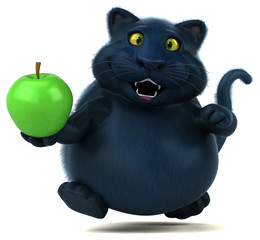 Fun cat - 3D Illustration