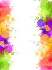 Waterocolor splash banners