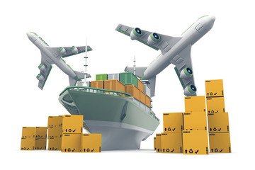 cargo transportation concept