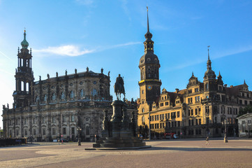 Fototapeta na wymiar Dresden Castle Residence, Saxony, Germany