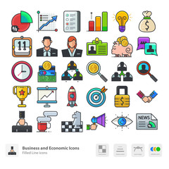 Business and Economic icons