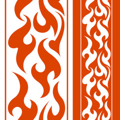 Seamless fire border