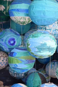 Blaue Lampignons