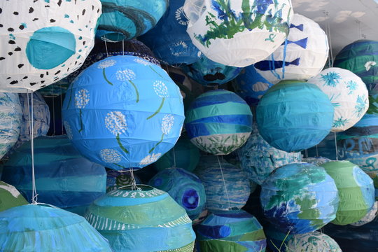 Blaue Lampignons