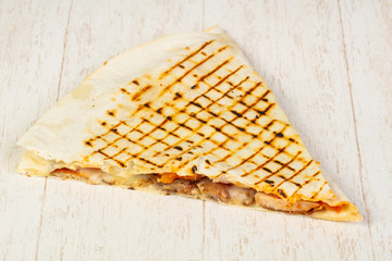 Intriguing tritas with meat