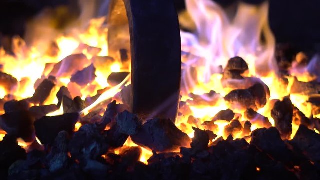 the fire in the forge