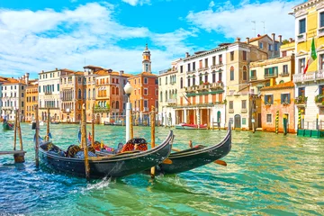 Fotobehang Het Canal Grande in Venetië © Roman Sigaev
