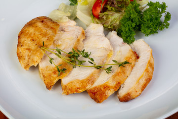 Delicious grilled chicken