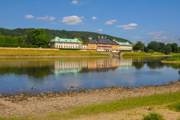 Fototapeta na wymiar Pillnitz castle Saxony Germany May 2018