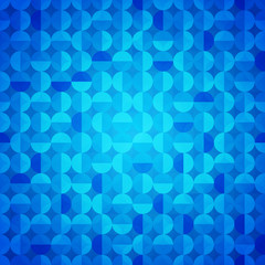 Fototapeta na wymiar Vector illustration blue modern geometric abstract background