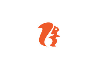 Squirrel Logo Vector Template Design