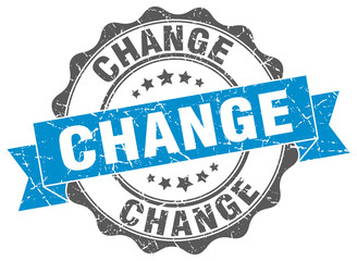 Fototapeta premium change stamp. sign. seal