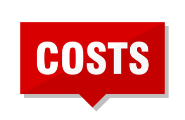 costs red tag