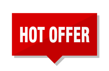 hot offer red tag