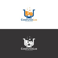Computer Lab Logo in Vector