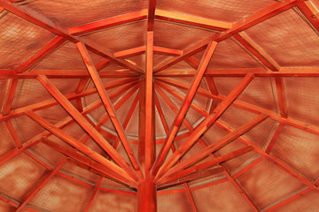 internal structure of wood Pavilion