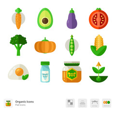 Organic icons