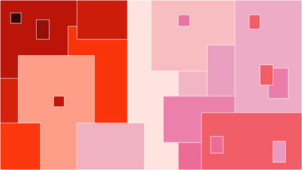 passion theme colorful background abstract background in gradient color fractal block pattern