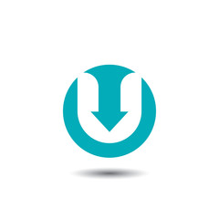 letter U Arrow