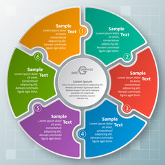 Abstract 3D Paper Infographics
