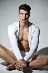Handsome young man portrait
