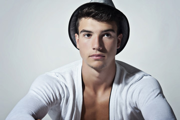 Handsome young man portrait