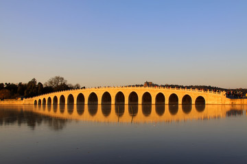 Seventeen Holes Bridge scene