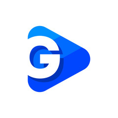 Vector Logo Letter G Triangle