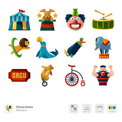 Circus icons