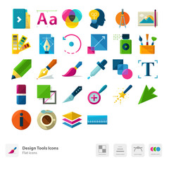 Design tools icons