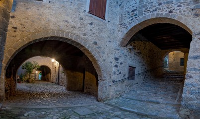 camerata cornello ancient medieval village in Italy