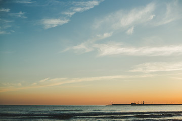 Naklejka premium 夕日