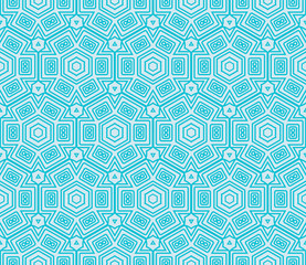decorative geometric seamless pattern. vector illustration. for interior design, wallpaper, invitation.