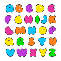 Colorful alphabet