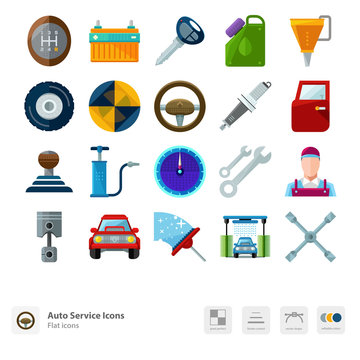 Auto Service icons