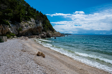 Obraz premium Traumhafter Strand an der Makarska Riviera in Kroatien