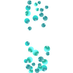 Modern background with bubbles. Cute Pattern for Postcard, Print, Banner or Poster. Vector Texture in Trendy Style